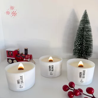Set 3 Velas Blanco