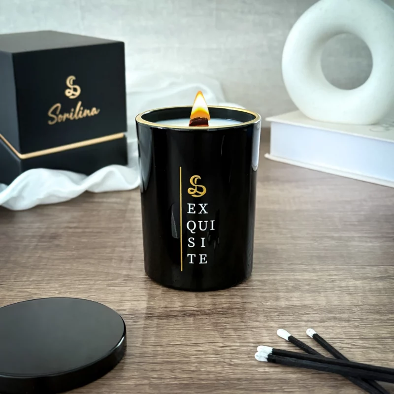 vela premium. vela aromatica con cera de soja