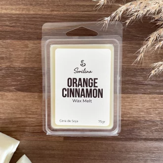 tableta de cera de canela y naranja. Wax melt de canela y naranja hecho con cera de soja natural. Hecho a mano