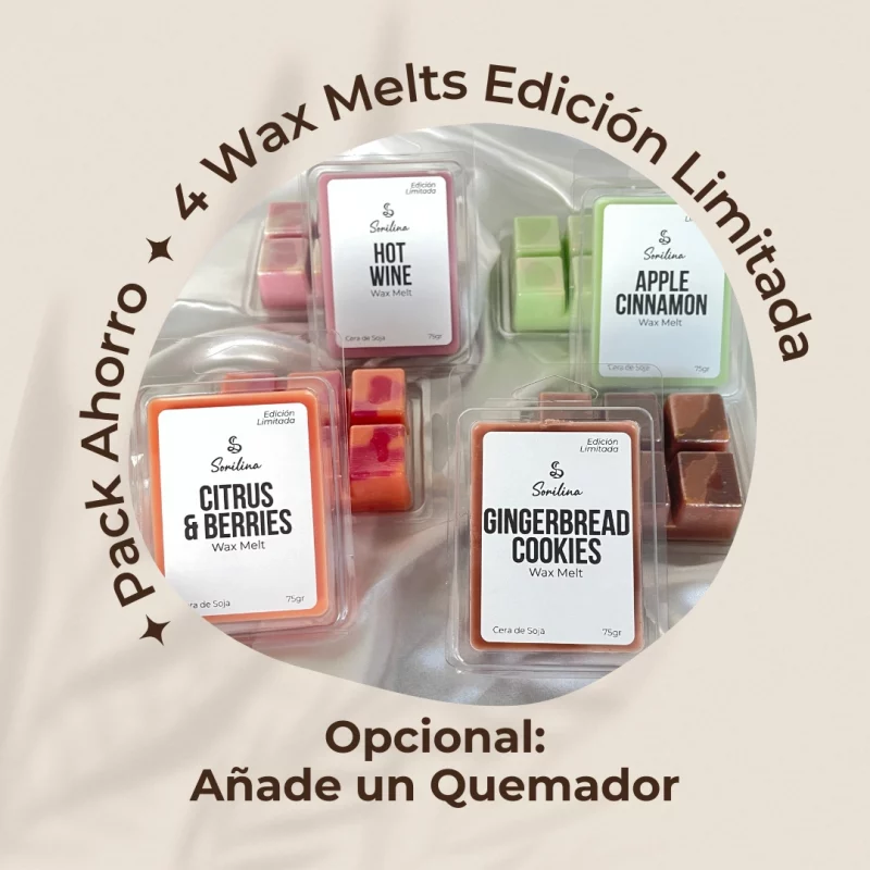pack ahorro de wax melts de edicion limitada
