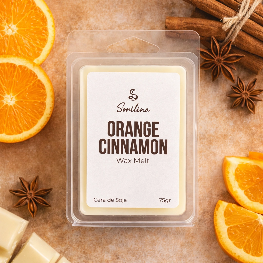 Wax Melt Canela y Naranja